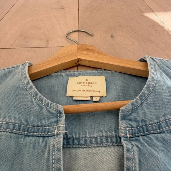 [Kate Spade] Blue and Cream Denim Dress - Picture 4 of 13